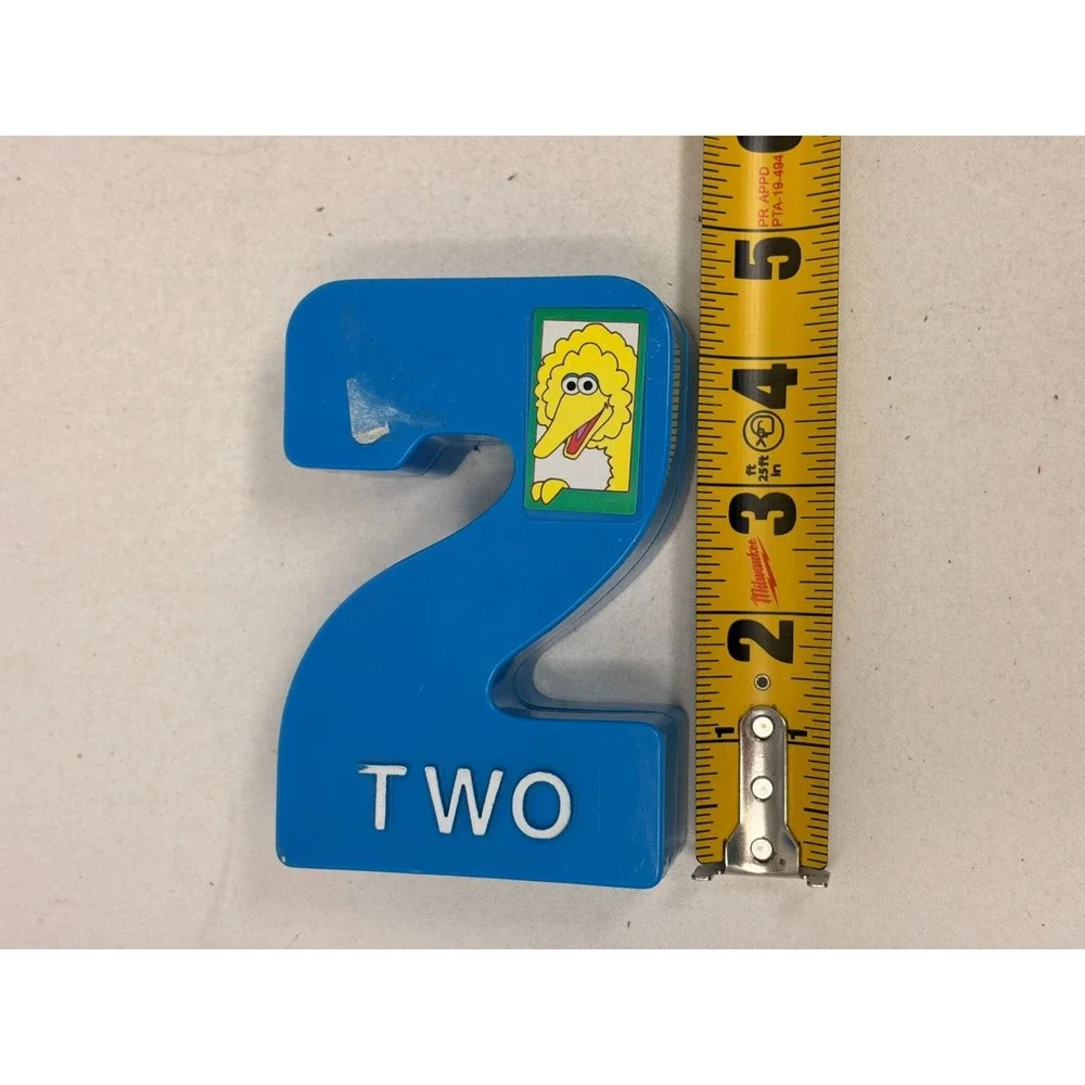 Vintage TYCO Preschool Sesame Street Numbers 1-10 Learning Blocks Lot of 10